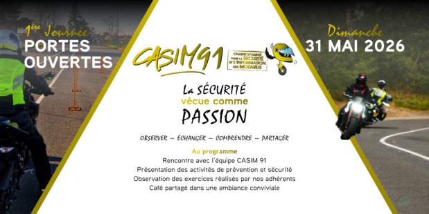 📆 Dimanche 31 mai 2026 – 1ère Journée Portes Ouvertes de la CASIM 91 🏍️💨